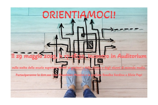 locandina incontro genitori orientamento